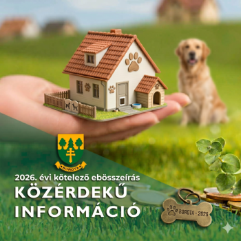 Tájékoztató a 2026. évi kötelező ebösszeírásról 